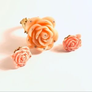 Betsey Johnson Rose and Thorns Set